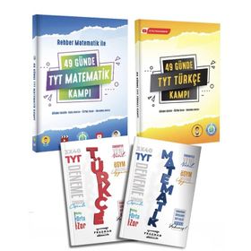 Tonguç 49 Günde Tyt Rehber Matematik Kampı ve 49 Günde Tyt Türkçe Kampı 2'li Set Rehber Matematik