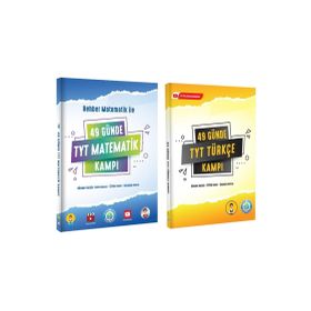 Tonguç 49 Günde Tyt Rehber Matematik Kampı ve 49 Günde Tyt Türkçe Kampı 2'li Set Rehber Matematik