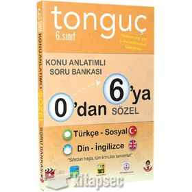 Tonguç Akademi 0'dan 6'ya Sözel Konu Anlatımlı Soru Bankası