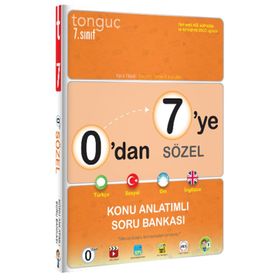 Tonguç Akademi 0'dan 7'ye Sözel Konu Anlatımlı Soru Bankası 2022