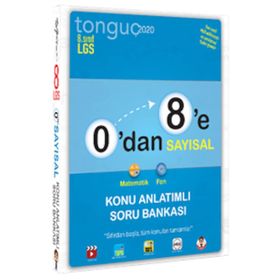 Tonguç Akademi 0'dan 8'e Sayısal Konu Anlatımlı Soru Bankası