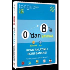 Tonguç Akademi 0'dan 8'e Sayısal Konu Anlatımlı Soru Bankası