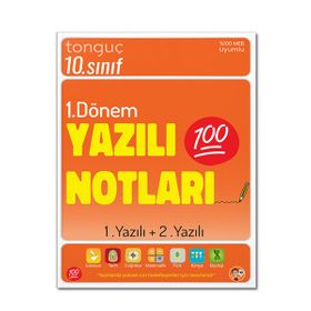 Tonguç Akademi 10. Sınıf 1. Dönem 1 ve 2. Yazılı Notları