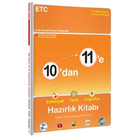 Tonguç Akademi 10'dan 11'e Edebiyat Tarih Coğrafya Hazırlık Kitabı
