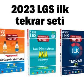 Tonguç Akademi 2023 8. Sınıf LGS 1. Dönem İlk Tekrar Seti - Tonguç Akademi