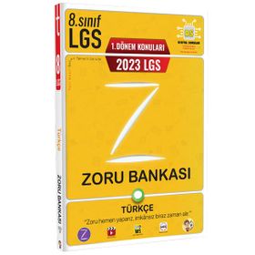 Tonguç Akademi 2023 8. Sınıf LGS 1. Dönem Türkçe Zoru Bankası - Tonguç Akademi