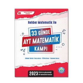 Tonguç Akademi - 2023 AYT 33 Günde AYT Matematik Kamp Kitabı