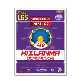 Tonguç Akademi 2023 LGS 1. Dönem 4'lü Hızlanma Denemeleri