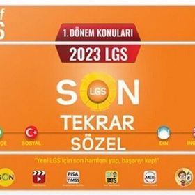 Tonguç Akademi - 2023 LGS 1. Dönem Sözel Son Tekrar