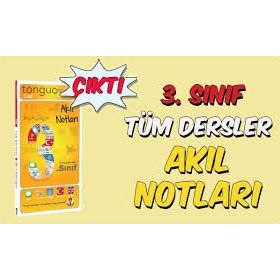 Tonguç Akademi 3. Sınıf Akıl Notları