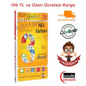 Tonguç Akademi 3. Sınıf Akıl Notları