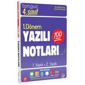 Tonguç Akademi 4. Sınıf 1. Dönem 1 ve 2 Yazılı Notları