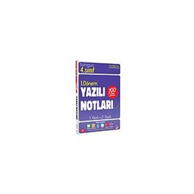 Tonguç Akademi 4. Sınıf 1. Dönem 1 ve 2 Yazılı Notları