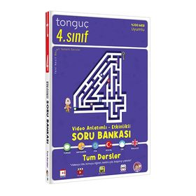 Tonguç Akademi 4. Sınıf Tüm Dersler Video Anlatımlı Etkinlikli Soru Bankası