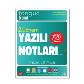Tonguç Akademi 5. Sınıf Yazılı Notları 2. Dönem 1 ve 2. Yazılı 2022