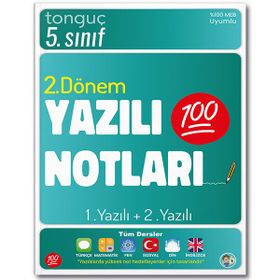 Tonguç Akademi 5. Sınıf Yazılı Notları 2. Dönem 1 ve 2. Yazılı 2022