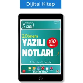 Tonguç Akademi 5. Sınıf Yazılı Notları 2. Dönem 1 ve 2. Yazılı 2022