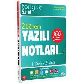 Tonguç Akademi 5. Sınıf Yazılı Notları 2. Dönem 1 ve 2. Yazılı Kitap