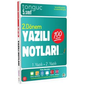 Tonguç Akademi 5. Sınıf Yazılı Notları 2. Dönem 1 ve 2. Yazılı Kitap