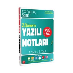 Tonguç Akademi 5. Sınıf Yazılı Notları 2. Dönem 1 ve 2. Yazılı Kitap