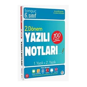 Tonguç Akademi - 6. Sınıf 2. Dönem 1. ve 2. Yazılı Notları