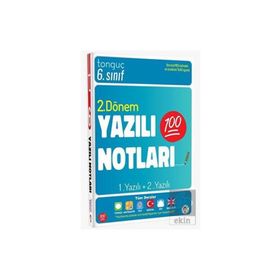 Tonguç Akademi - 6. Sınıf 2. Dönem 1. ve 2. Yazılı Notları
