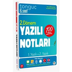 Tonguç Akademi 6. Sınıf Yazılı Notları 2. Dönem 1 ve 2. Yazılı 2022