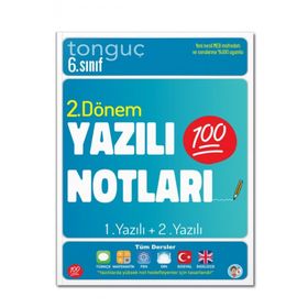 Tonguç Akademi 6. Sınıf Yazılı Notları 2. Dönem 1 ve 2. Yazılı 2022