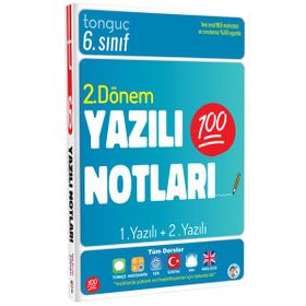 Tonguç Akademi 6. Sınıf Yazılı Notları 2. Dönem 1 ve 2. Yazılı 2022