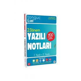 Tonguç Akademi 6. Sınıf Yazılı Notları 2. Dönem 1 ve 2. Yazılı 2022