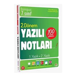 Tonguç Akademi 7. Sınıf 2. Dönem 1. ve 2. Yazılı Notları