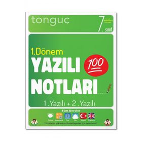 Tonguç Akademi 7. Sınıf 2. Dönem 1. ve 2. Yazılı Notları