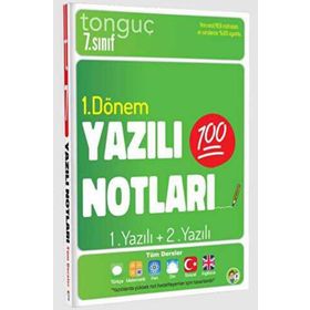 Tonguç Akademi 7. Sınıf 2. Dönem 1. ve 2. Yazılı Notları