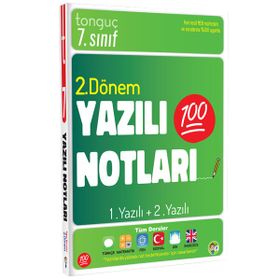 Tonguç Akademi 7. Sınıf Yazılı Notları 2. Dönem 1 ve 2. Yazılı 2022