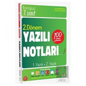 Tonguç Akademi 7. Sınıf Yazılı Notları 2. Dönem 1 ve 2. Yazılı 2022