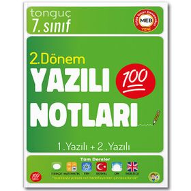 Tonguç Akademi 7. Sınıf Yazılı Notları 2. Dönem 1 ve 2. Yazılı 2022