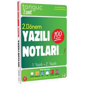 Tonguç Akademi 7. Sınıf Yazılı Notları 2. Dönem 1 ve 2. Yazılı Kitap