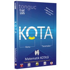 Tonguç Akademi 8. Sınıf LGS Kota Konu Taramaları Matematik Kotası