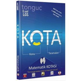Tonguç Akademi 8. Sınıf LGS Kota Konu Taramaları Matematik Kotası
