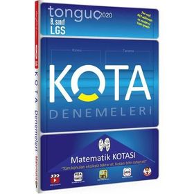 Tonguç Akademi 8. Sınıf LGS Kota Konu Taramaları Matematik Kotası
