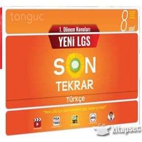 Tonguç Akademi 8. Sınıf LGS Türkçe Son Tekrar