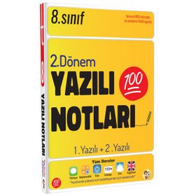Tonguç Akademi 8. Sınıf Yazılı Notları 2. Dönem 1 ve 2. Yazılı Kitap