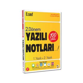 Tonguç Akademi 8. Sınıf Yazılı Notları 2. Dönem 1 ve 2. Yazılı Kitap