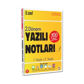 Tonguç Akademi 8. Sınıf Yazılı Notları 2. Dönem 1 ve 2. Yazılı Kitap