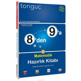 Tonguç Akademi 8'den 9'a Matematik Hazırlık Kitabı