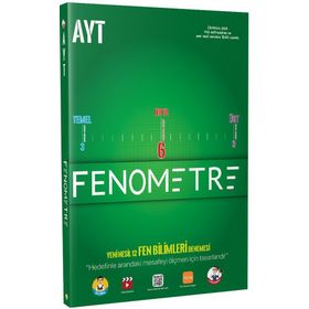Tonguç Akademi AYT Fenometre Yeni Nesil 12 Fen Bilimleri Denemesi