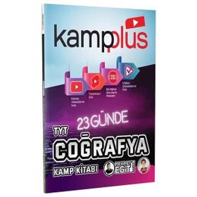 Tonguç Akademi Kampplus 23 Günde TYT Coğrafya Kampı Video Anlatımlı Kamp Kitabı