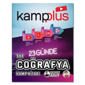 Tonguç Akademi Kampplus 23 Günde TYT Coğrafya Kampı Video Anlatımlı Kamp Kitabı