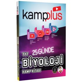 Tonguç Akademi Kampplus 25 Günde TYT Biyoloji Kampı Video Anlatımlı Kamp Kitabı