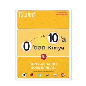 Tonguç Akademi Sıfırdanan Ona Kimya Konu Anlatımlı Soru Bankası